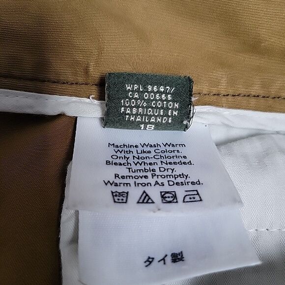 Eddie Bauer Pants Mercer Fit Chino Women’s Size 18- 100% Cotton - Picture 7 of 7